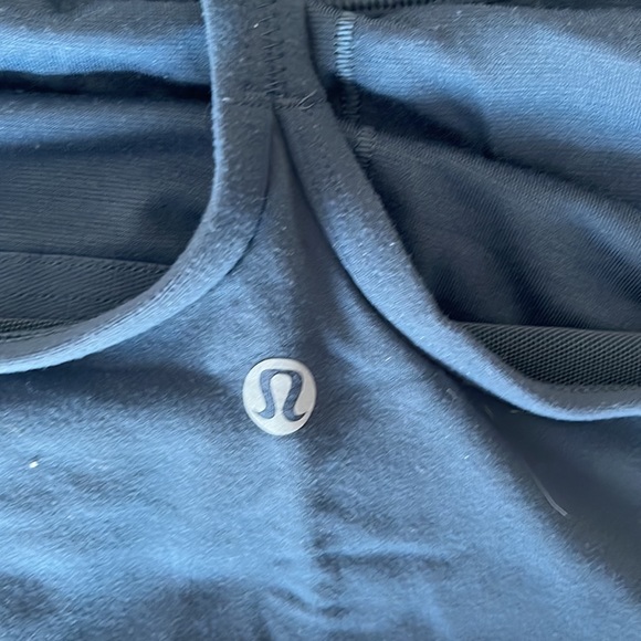 Lululemon Power Y Workout Tank, size 4, Blueish Grey - Picture 3 of 4